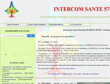 Tablet Screenshot of intercomsante57.fr